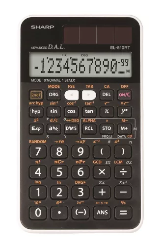 SHARP EL-510RTB TUDOMÁNYOS SZÁMOLÓGÉP, FEKETE