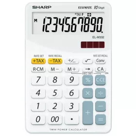 SHARP EL-M332BWH ASZTALI SZÁMOLÓGÉP, FEHÉR