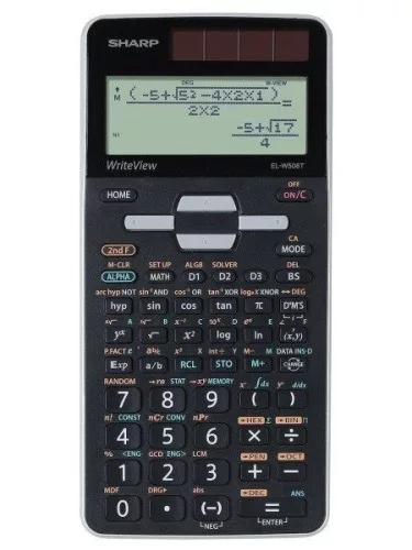 SHARP EL-W506TBSL TUDOMÁNYOS SZÁMOLÓGÉP, FEKETE