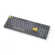 ENDORFY CELERIS 1800 WIRELESS BLUETOOTH YELLOW SWITCH MECHANIKUS BILLENTYŰZET, FEKETE, US