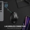 INPHIC F1 WIRELESS EGÉR, FEKETE