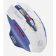 INPHIC F9 WIRELESS EGÉR, MECHA STYLE, KÉK-FEHÉR