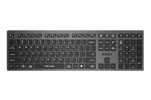 A4-TECH FBX50C WIRELESS BLUETOOTH BILLENTYŰZET FEKETE, US
