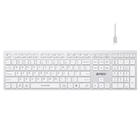 A4-TECH FBX50C WIRELESS BLUETOOTH BILLENTYŰZET FEHÉR, US