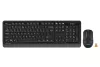 A4-TECH FG1012 WIRELESS BILLENTYŰZET COMBO FEKETE, US
