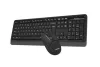 A4-TECH FG1012 WIRELESS BILLENTYŰZET COMBO FEKETE, US