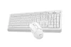 A4-TECH FG1012 WIRELESS BILLENTYŰZET COMBO FEHÉR, US
