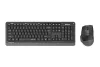 A4-TECH FGS1035Q WIRELESS BILLENTYŰZET COMBO SZÜRKE, US