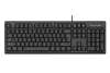 A4-TECH FSTYLER FK12 BILLENTYŰZET FEKETE, US