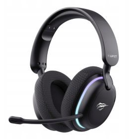 HAVIT FUXI H7 WIRELESS 7.1 GAMER HEADSET, FEKETE