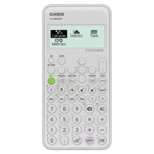 CASIO FX-350CW TUDOMÁNYOS SZÁMOLÓGÉP, FEHÉR