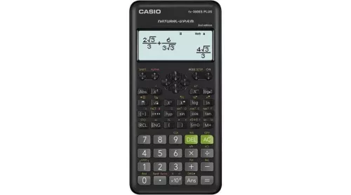 CASIO FX-350ES PLUS 2 ASZTALI SZÁMOLÓGÉP, FEKETE