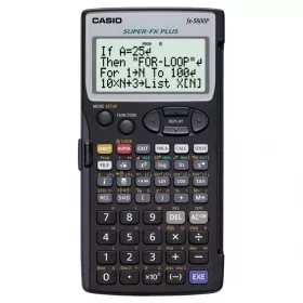 CASIO FX 5800 P TUDOMÁNYOS SZÁMOLÓGÉP, FEKETE