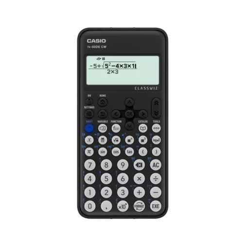 CASIO FX-82DE CW TUDOMÁNYOS SZÁMOLÓGÉP, FEKETE