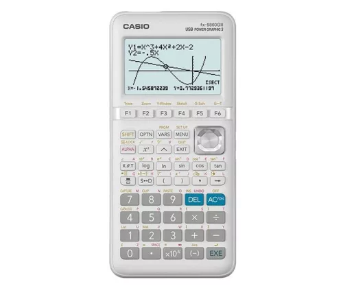 CASIO FX-9860GIII TUDOMÁNYOS SZÁMOLÓGÉP, FEHÉR