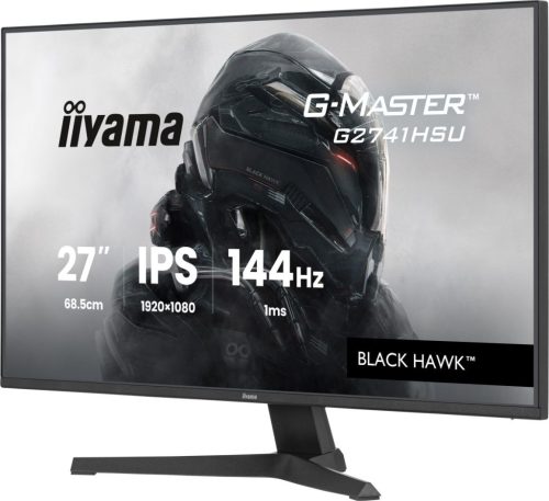 IIYAMA G2741HSU-B1, 27", IPS, 16:9, 1920x1080, 144 Hz, 1xHDMI, DISPLAY PORT, LED MONITOR