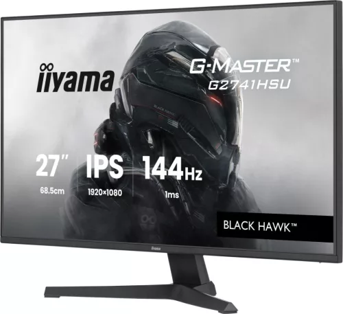 IIYAMA G2741HSU-B1, 27", IPS, 16:9, 1920x1080, 144 Hz, 1xHDMI, DISPLAY PORT, LED MONITOR