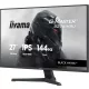 IIYAMA G2741HSU-B1, 27", IPS, 16:9, 1920x1080, 144 Hz, 1xHDMI, DISPLAY PORT, LED MONITOR