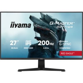   IIYAMA G2771QS-B1, 27", IPS, 16:9, 2560x1440, 200 Hz, 2xHDMI, DISPLAY PORT, LED MONITOR