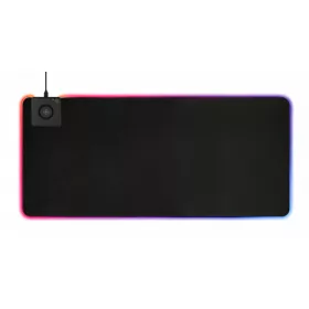   DELTACO GAM-092 GAMING EXTRA WIDE RGB WITH WIRELESS CHARGING EGÉRPAD BLACK