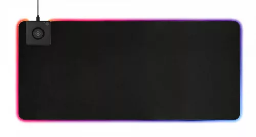 DELTACO GAM-092 GAMING EXTRA WIDE RGB WITH WIRELESS CHARGING EGÉRPAD BLACK