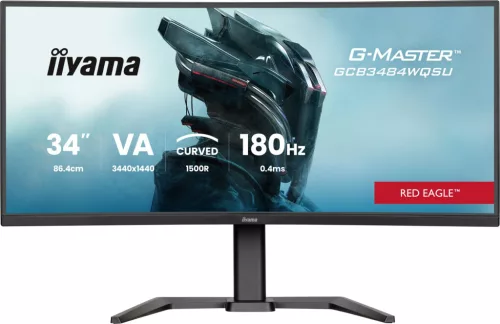 IIYAMA GCB3484WQSU-B1, 34", VA, 21:9, 3440x1440, 180 Hz, 2xHDMI, DISPLAY PORT, LED MONITOR