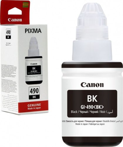 CANON GI-490 FEKETE (135ML) EREDETI TINTA (0663C001)