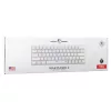 WHITE SHARK WAKIZASHI 2 RED SWITCHES GAMING BILLENTYŰZET FEHÉR, US
