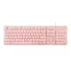 WHITE SHARK TACHI GAMING BILLENTYŰZET PINK US