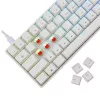 WHITE SHARK SHINOBI 2 GAMING BILLENTYŰZET FEHÉR, HU