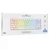 WHITE SHARK SHINOBI 2 RGB GAMING BILLENTYŰZET FEHÉR, US