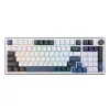 WHITE SHARK EXCALIBUR GAMING WIRELESS BLUETOOTH BILLENTYŰZET FEHÉR, US