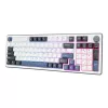 WHITE SHARK EXCALIBUR GAMING WIRELESS BLUETOOTH BILLENTYŰZET FEHÉR, US