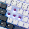 WHITE SHARK EXCALIBUR GAMING WIRELESS BLUETOOTH BILLENTYŰZET FEHÉR, US