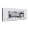 WHITE SHARK EXCALIBUR GAMING WIRELESS BLUETOOTH BILLENTYŰZET FEHÉR, US