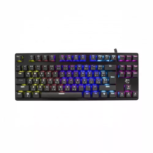 WHITE SHARK GK-1925 SPARTAN RGB BLUE SWITCH MECHANIKUS BILLENTYŰZET FEKETE, US