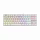 WHITE SHARK GK-2106W COMMANDOS RED SWITCH MECHANIKUS GAMING BILLENTYŰZET FEHÉR, HU