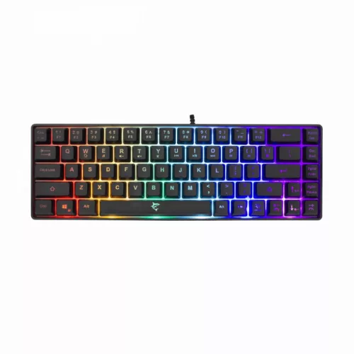 WHITE SHARK RONIN RGB GAMING BILLENTYŰZET FEKETE, HU
