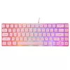 WHITE SHARK RONIN RGB GAMING BILLENTYŰZET PINK US