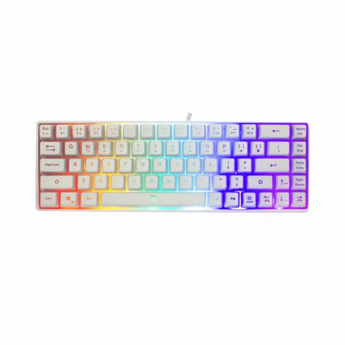 WHITE SHARK RONIN RGB GAMING BILLENTYŰZET FEHÉR, HU