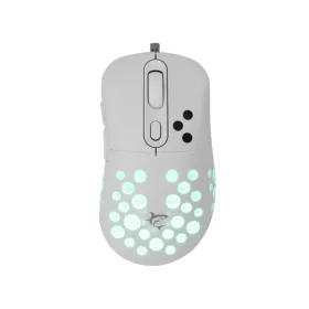 WHITE SHARK GM-5013 AZRAEL RGB GAMER EGÉR, WHITE