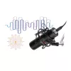 REDRAGON BLAZAR GM300 GAMER MIKROFON, USB-S, FEKETE