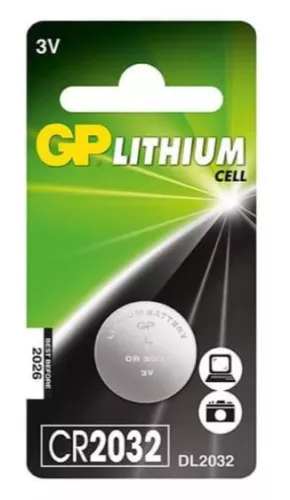 GP CR2032 LÍTIUM GOMBELEM