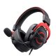 HAVIT GAMENOTE H2002E PRO GAMER HEADSET, FEKETE-PIROS