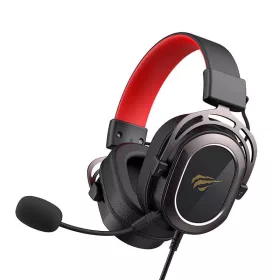   HAVIT GAMENOTE H2008D GAMING HEADSET/FEJHALLGATÓ, FEKETE-PIROS