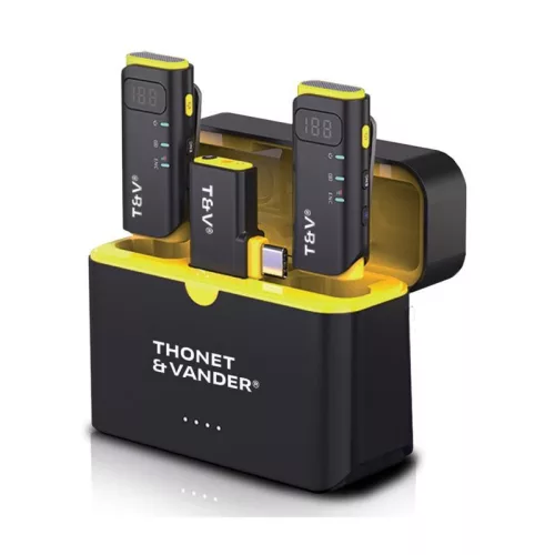 THONET & VANDER VX390 PROFESSIONAL USB STÚDIÓMIKROFON SZETT, FEKETE