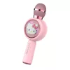 OTL TECHNOLOGIES HK1210 HELLO KITTY POPSING LED KARAOKE MIKROFON BEÉPÍTETT HANGSZÓRÓVAL, RÓZSASZÍN