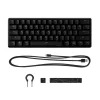 KINGSTON HYPERX ALLOY ORIGINS 60 HYPERX RED MECHANIKUS GAMING BILLENTYŰZET FEKETE, US