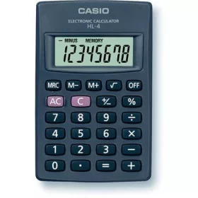 CASIO HL-4 ZSEBSZÁMOLÓGÉP, FEKETE