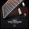 AXAGON HMC-KB-HU USB-C 5GBPS BILLENTYŰZET 9IN1 HUB SILVER HU